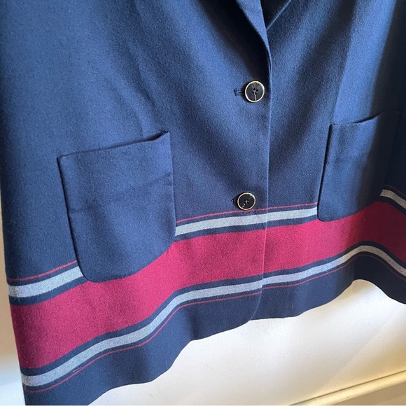 Crown & Ivy Double Button Stripe Blazer - Picture 4 of 5